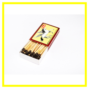 Allumettes de sécurité pour la cuisine avec impression, 100 bâtonnets dans une boîte d'allumettes de taille 71x53x25mm, allumettes en bois solides pour la cuisine et l'usage quotidien - Product Image 3