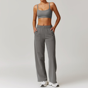 Vêtements de sport en promotion, vêtements de gym, vêtements de yoga, ensemble de soutien-gorge de sport et de pantalon de survêtement, vêtements de yoga pour femmes - Product Image 5