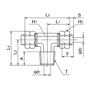 NITTA Quick Seal Genérico Fitting T1N5/16 Tamaño - Product Image 1
