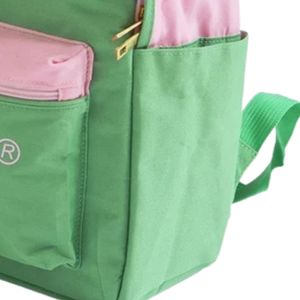 Green Pink <b>Backpack</b> <b>Large</b> Capacity <b>School</b> Travel Bag Casual Outdoor Student <b>Backpack</b> Fashion Storage Bag Lightweight Daily Carry - Product Image 4