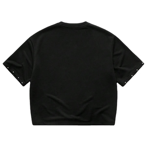 Camiseta Personalizada con Pedrería para Hombre – 100% Algodón, Corte Holgado, Manga Corta, Unisex, Estilo Urbano - Product Image 4