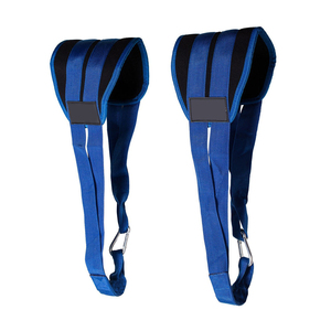 Correas de Levantamiento de Pesas de Nailon Azul con Acolchado Antideslizante para Gimnasio, Unisex - Product Image 2