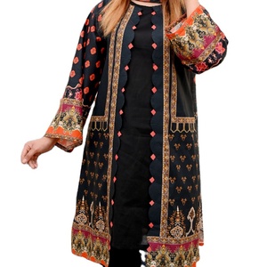Shalwar Kameez de haute qualité pour femmes indiennes et pakistanaises, en coton et soie, toutes saisons, lavable, couleurs personnalisées, imprimé, prêt-à-porter - Product Image 1