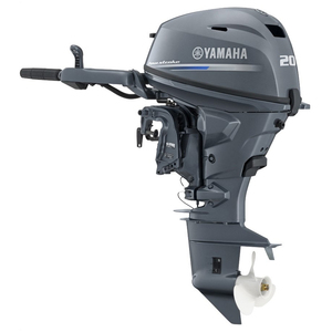 Motor fuera de borda Yamaha F20SMHB de 20 HP y 4 tiempos con revestimiento resistente a la corrosión para uso en agua salada (exportación) - Product Image 2