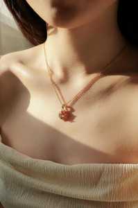 Collar de Citrino Ovalado con Plata de Ley y Baño de Oro de 14K, Elegante Joya de Regalo para Mujer - Product Image 6