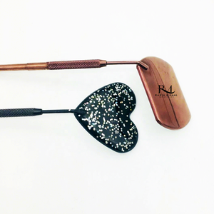Heart Shape Black glitter Color And <b>Square</b> Shape Rose Gold Plasma Color <b>Mirror</b> Single Side Used Stainless Steel Makeup <b>Mirror</b> - Product Image 2