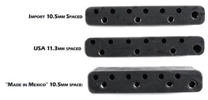 D31BB Electric Guitar Solid Steel Tremolo Block Made in Korea USA Version Vintage <b>Stringed</b> <b>Instruments</b> Part Accessory cop - Product Image 3
