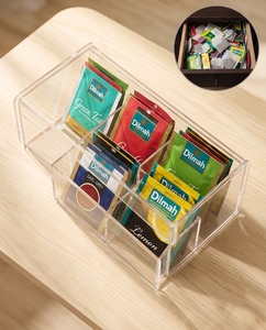 Caja de Almacenamiento de Bolsitas de Té de Acrílico Moderna y Versátil, Diseño Transparente y Elegante, Ecológica, para Organizar y Exhibir sin Esfuerzo - Product Image 6
