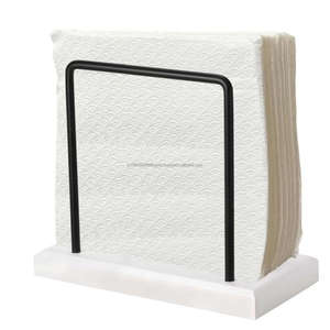 Porte-serviettes en métal à fil unique au design simple, blanc, antidérapant, luxe, pour la maison et l'hôtel - Product Image 1