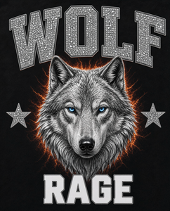 Camiseta sin mangas para hombre con estampado Wolf Rage, cuello redondo, estampado brillante, estilo urbano, corte regular, patrón animal, logo frontal - Product Image 3