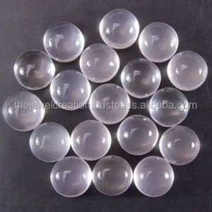 5mm Naturel Rose Rose Quartz Pierres Lisse Rond Calibré Cabochon Semi Précieux pour la Fabrication de Bijoux Collier Anneau Boucle D'oreille En Vrac - Product Image 1