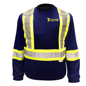 Camisa de Trabajo de Alta Visibilidad con Diseño Nuevo y Personalizado, Camisa de Trabajo Reflectante para Venta en Línea - Product Image 1