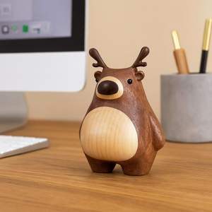 รูปปั้นไม้ตกแต่งบ้านแบบทันสมัยโดย RR enterses อินเดีย - Product Image 1