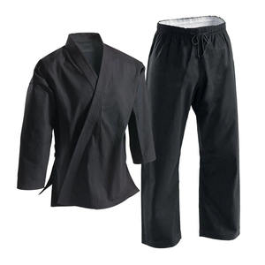 Kimono de karaté classique 100 % coton, poids lourd, pour entraînement d'arts martiaux, compétition de Kata, adultes, logo personnalisé - Product Image 1
