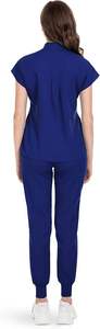 Ensemble de Blouses Médicales Professionnelles Unisexe pour Médecins, Infirmières, Hôpitaux – Uniforme Chirurgical avec Pantalon Jogger et Haut – Logo Personnalisé – Vente en Gros - Product Image 3