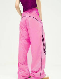 Pantalones Cargo Holgados de Poliéster para Mujer, con Bolsillos Profundos y Cómodos, para Gimnasio y Running, Ajuste Delgado, Color Personalizado - Product Image 2