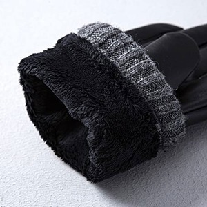Gants en cuir personnalisables de haute qualité en stock, chauds pour l'hiver, compatibles écran tactile, usage quotidien, best-seller - Product Image 4