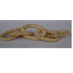 Vente chaude sculpté à la main bois noeud décoratif chaîne lien rotin bois chaîne ferme en bois artisanat maison décorative coulée de métal - Product Image 3