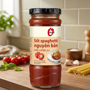OEM & Wholesale Italian Style Spicy Classic Spaghetti Tomato Pasta <b>Sauce</b> 220g | Ready-to-Use | O'food - Product Image 1