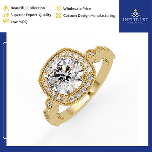 Anillos de Diamantes Solitarios de Plata de Ley 925 con Claridad VVS Hechos a Mano, Disponibles en Tamaños Personalizados, al Mejor Precio - Product Image 4