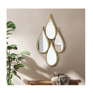 High Demand Modern Customized Handmade Metal Wall Hanging <b>Mirror</b> for Bathroom Decoration Available at Export From India - Product Image 3