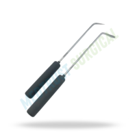 Kit de curettes dentaires équin en acier inoxydable, taille standard, instrument vétérinaire, conception à manche long réglable pour l'hygiène buccale des chevaux