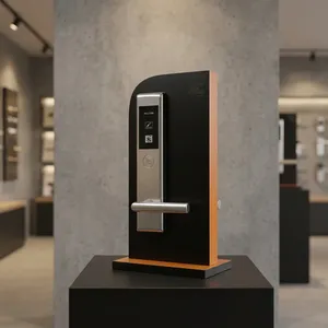 Serrure de porte d'hôtel intelligente TES 705 SSB RFID, système de contrôle d'accès sécurisé par clé mobile pour l'hôtellerie, les hôtels, les complexes hôteliers, les chambres d'hôtes - Product Image 1