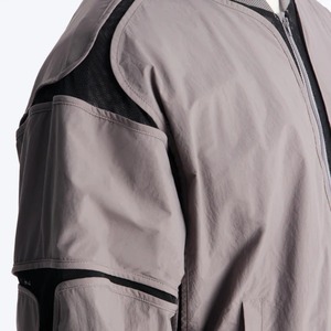 Chaqueta Táctica Ligera de Poliéster/Algodón de Alta Calidad con Cremallera, Abrigo Casual Utilitario, Chaqueta de Vuelo MA-1, Estilo Urbano Liso Teñido - Product Image 5