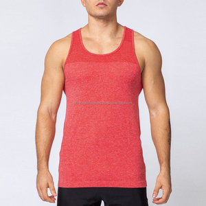 Summer Back Gym Stringer Tank <b>Top</b> <b>Men</b> Cotton Clothing Bodybuilding Sleeveless Shirt Fitness Vest Muscle Singlets for Workout - Product Image 4