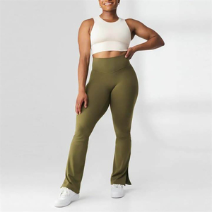Leggings Deportivos de Cintura Alta para Mujer, Moldeadores de Abdomen, para Gimnasio, Yoga y Entrenamiento, Venta al Por Mayor OEM - Product Image 1