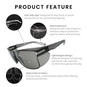 SA1390 gafas de seguridad antiniebla lente de PC - Product Image 5