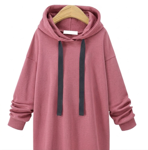 Sudadera con Capucha Personalizada Ostriya Intl para Mujer, de Alta Calidad, Transpirable, de Secado Rápido, Antiarrugas, de Forro Polar para Invierno, de Poliéster/Algodón, Talla Grande - Product Image 3