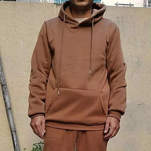 Ensemble survêtement décontracté pour femme, sweat à capuche et pantalon de jogging à manches longues, motif uni, idéal pour le printemps – Grande Vente - Product Image 5