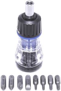 Juego de Destornilladores de Trinquete Multifunción Industriales 22 en 1, 8 Piezas, con Punta Magnética y Antideslizante - Product Image 3