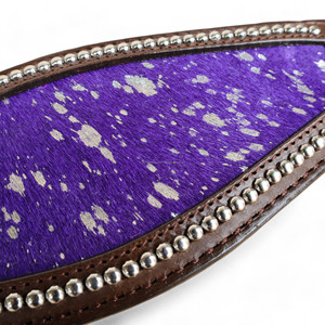 Licou de cheval personnalisé avec Rhinestone Jewelled Concho Decor cuir et PVC avec corde de plomb-OEM de Fabricant - Product Image 4