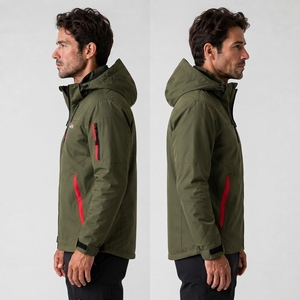 Outdoor Design Windbreaker <b>jacket</b> for Men With OEM Customized Hooded <b>Canvas</b> Men's Waterproof Windbreaker <b>Jacket</b>-Lightweight - Product Image 5