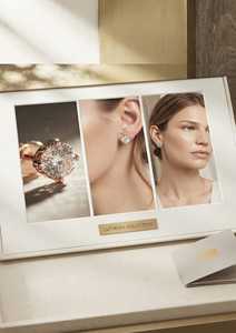 Boucles d'oreilles en diamant cultivé en laboratoire, plaqué or rose 9 carats, taille brillant rond, bijoux de fiançailles et de mariage pour femmes - Product Image 4