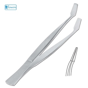 Pinces chirurgicales Kuehne Cilia F5-264 10,5 cm en acier inoxydable de haute qualité pour la préhension des tissus, certifiées CE ISO Classe I - Product Image 1