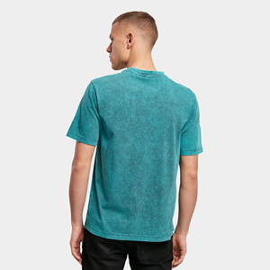 Camisetas de Hombre con Lavado Ácido a Precio de Mayoreo, con Logotipo Personalizado, 100% Algodón, Transpirables, de Alta Calidad, Largas, Servicio OEM Disponible - Product Image 2