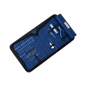Kit d'outils professionnels pour extensions de cheveux, pinces, ciseaux, clips, outils de séparation en acier inoxydable pour extensions de cheveux humains - Product Image 3