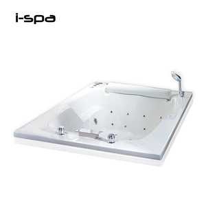 Bañera de Hidromasaje Moderna de Acrílico I-Spa con Sistema de Burbujas y Grifo, 2.0m, para Hotel, Villa y Spa - Product Image 2