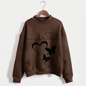 Ostriya Intl Women's Lightweight 100% Cotton Fleece Sweatshirt-Customizable Colors Embroidered Logos Oversized Comfortable Fit - Product Image 2