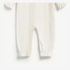 MAMACHERI Pelele de algodón jacquard ajustado de manga larga con broches para bebé recién nacida ODM Vietnam - Product Image 4