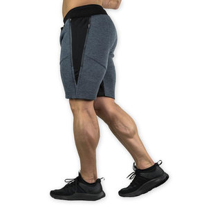 Pantalones Cortos Deportivos para Hombre, de Secado Rápido, Elásticos, para Gimnasio, Entrenamiento, con Bolsillo con Cremallera, Personalizables, al por Mayor, OEM - Product Image 6