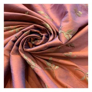 100% Seidenstoffe Textilien Druck Dupioni Stoff Chinesische 10mm Kleider tasche Plain Custom Chiffon Hochzeit Custom ized Vietnam