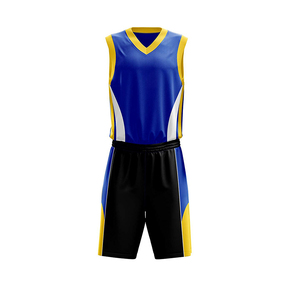 Uniforme de baloncesto para hombre de alta calidad, 100% poliéster, último estilo en tendencia, logotipo personalizado OEM - Product Image 1