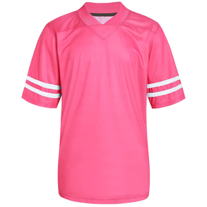 เสื้อฟุตบอลและเสื้อกีฬาแขนสั้นสำหรับผู้ชาย แบบเรียบ ปรับแต่งได้ ระบายอากาศได้ดี น้ำหนักเบา - Product Image 1