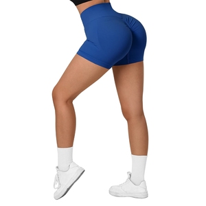 Custom <b>Booty</b> Shorts Women Eco-Friendly Quick Dry Breathable Skinny Fit Elastic Waist Double Layer Summer Yoga Running Sports - Product Image 4