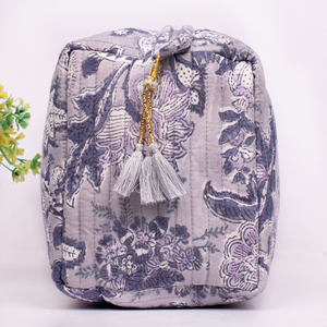 Ensemble de trousses de maquillage multifonctionnelles en coton fait main, écologiques, résistantes à l'eau, grande capacité, pour voyages - Product Image 4