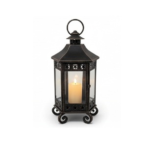 New Trending Metal & Glass <b>Lantern</b> With Matt <b>Black</b> Finish Metal Candle <b>Lanterns</b> for Outdoor & Home Decor Handmade - Product Image 1